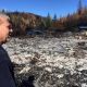 Sonoma County nonprofit ED Ruben Arquilevich views fire scene in fall 2017.